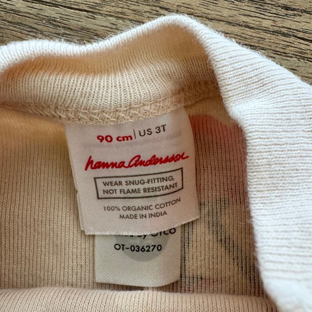 Hanna Andersson Flamingo Pajamas - Size 3T - Picture 4 of 5